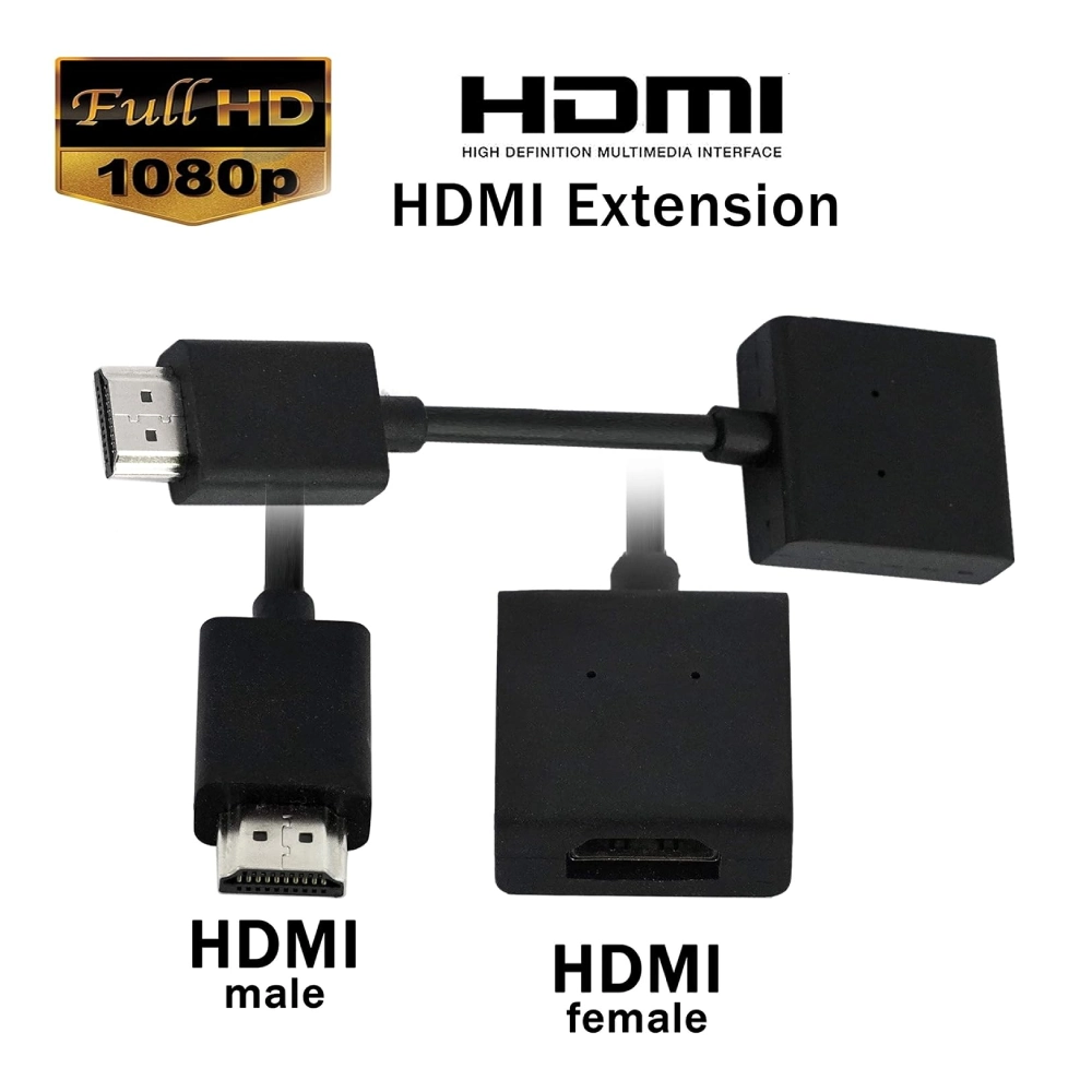 HDMI Extension Cable Male To Female 10cm view 2